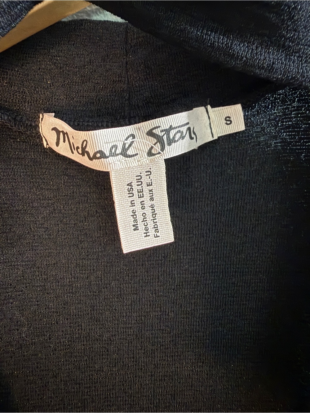 Michael Stars Black Choker Neck Bodysuit Size S - Picture 4 of 6